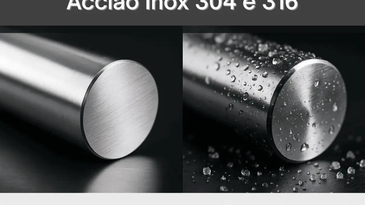 Acciaio Inox 304 e 316, ideali per l'uso in ambienti marini grazie alla loro resistenza alla corrosione.