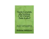 Copertina libro "Guida Completa alla Tornitura CNC FANUC Dalla A alla Z" di Andreaw Vallefuoco, che spiega il linguaggio Fanuc.