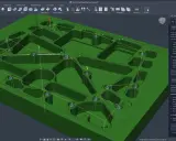 Interfaccia di cam autodesk con un modello 3D di un pezzo meccanico verde e un assistente che suggerisce soluzioni per un problema con una sonda.