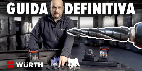Guida definitiva per forare acciaio inox con punte Würth. L'esperto mostra gli strumenti necessari.