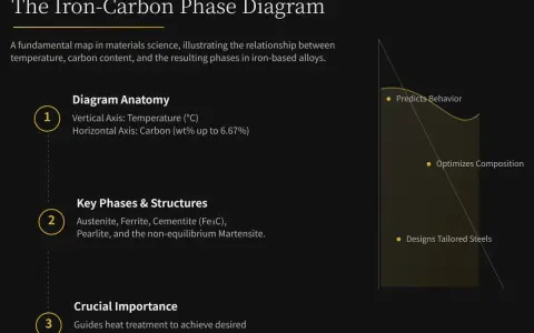 Diagramma ferro-carbonio: mappa fondamentale per la scienza dei materiali, illustra temperature, carbonio e fasi risultanti. Guida il trattamento termico per acciai su misura.