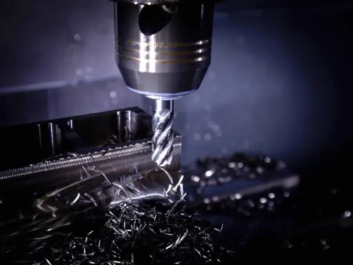 Un fresatore cosa fa? Lavora il metallo con precisione, creando forme complesse e finiture impeccabili. I trucioli metallici testimoniano il suo lavoro.