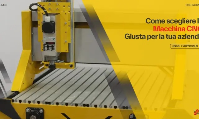 Macchina CNC gialla, ideale per la tua azienda. Scopri come scegliere quella giusta con il nostro articolo.