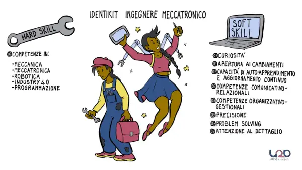 Identikit ingegnere meccatronico: competenze tecniche (meccanica, robotica, industria 4.0) e soft skills per l'industria metalmeccanica.